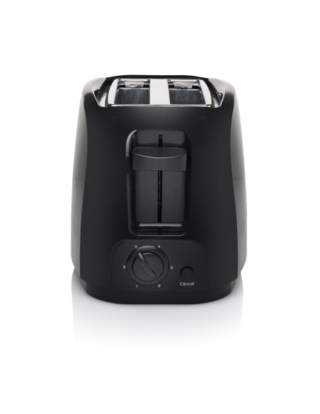 TOSTADOR DE PAN TRISTAR 800W 2 RANURAS CORTAS 6 NIVELES DE TOSTADO CALIENTA PANECILLO NEGRO BR-1025