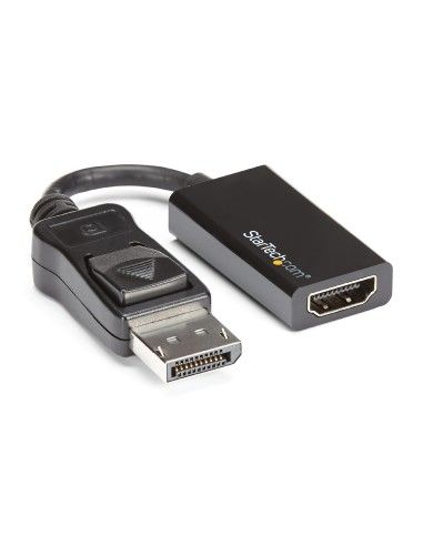 StarTech.com Adaptador Conversor DisplayPort a HDMI Macho a Hembra - 4K 60Hz Negro