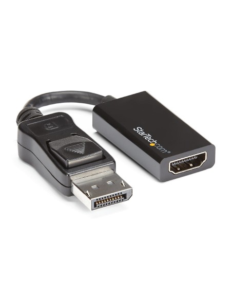 StarTech.com Adaptador Conversor DisplayPort a HDMI Macho a Hembra - 4K 60Hz Negro