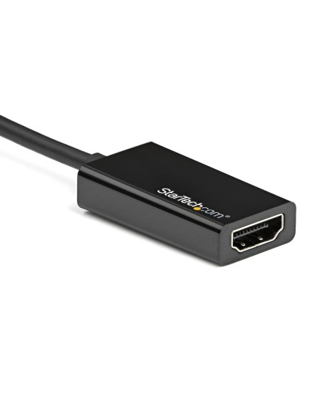 StarTech.com Adaptador Conversor DisplayPort a HDMI Macho a Hembra - 4K 60Hz Negro