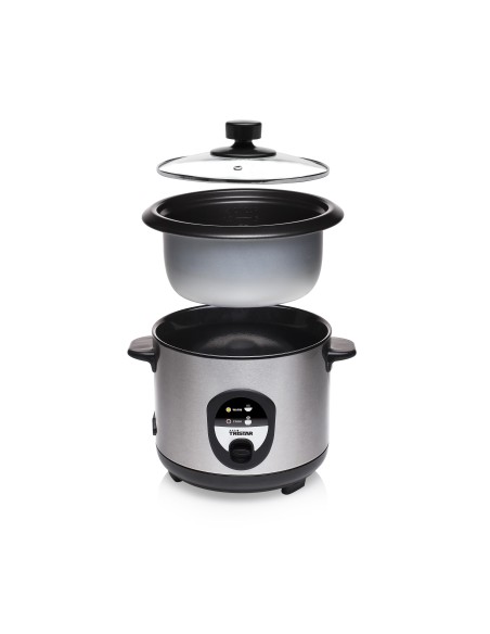Tristar RK-6126 Arrocera 400w capacidad 1l negro acero inoxidable