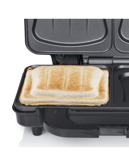 Tristar SA-3060 Sandwichera 900w negro acero inoxidable