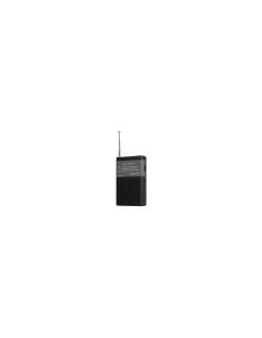 RADIO PORTATIL ANALOGICA SUNSTECH AM FM ALTAVOZ FRONTAL CONEXION PARA AURICULARES ANTENA TELESCOPICA 2XAA NEGRO RPS42BLISBK