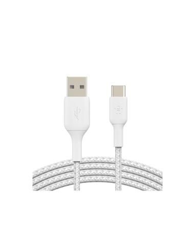Cable Belkin USB A macho/USB C macho 1 m Blanco