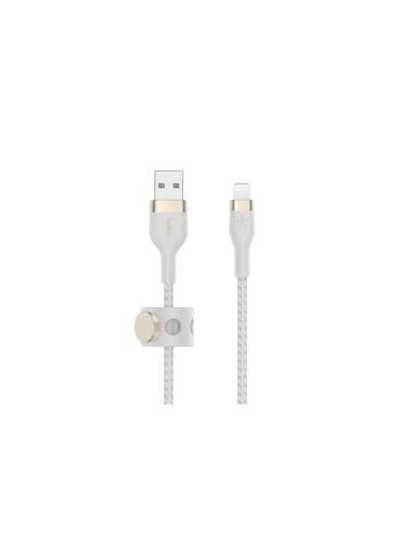 Belkin CAA010BT1MWH cable USB 1 m USB A USB C/Lightning Blanco