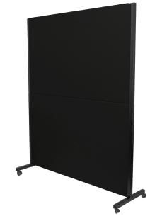 Piqueras y Crespo Biombo Valdeganga bali negro con ruedas con freno