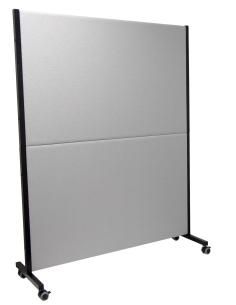 Piqueras y Crespo Biombo Valdeganga bali gris con ruedas con freno