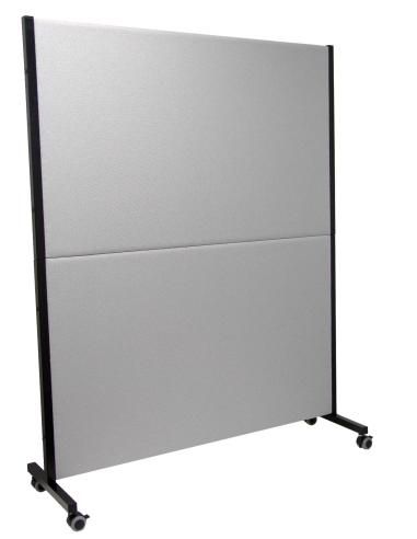 Piqueras y Crespo Biombo Valdeganga bali gris con ruedas con freno