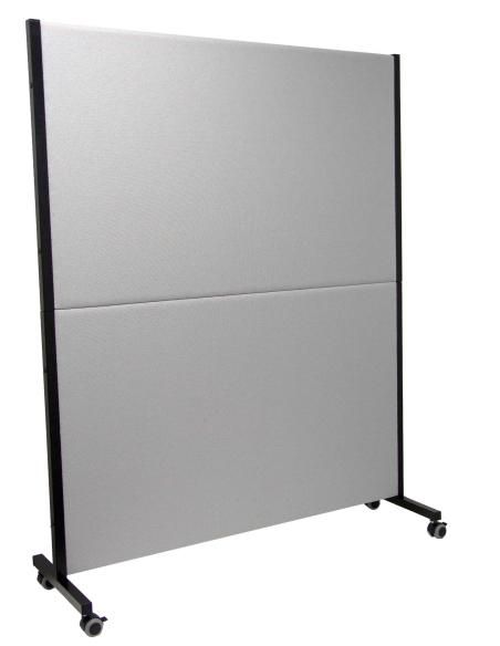 Piqueras y Crespo Biombo Valdeganga bali gris con ruedas con freno