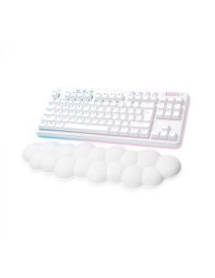 Logitech G G715 teclado RF Wireless + Bluetooth QWERTY Internacional de EE.UU. Blanco
