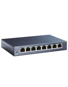 SWITCH TP-LINK SG108E 8PTOS GIGABIT NEGRO TL-SG108 V3
