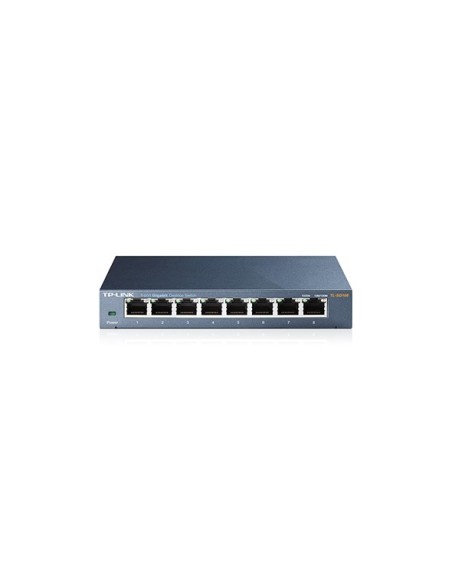 SWITCH TP-LINK SG108E 8PTOS GIGABIT NEGRO TL-SG108 V3