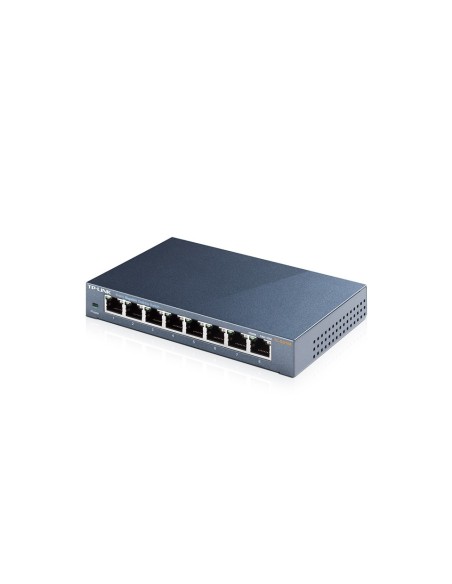 SWITCH TP-LINK SG108E 8PTOS GIGABIT NEGRO TL-SG108 V3