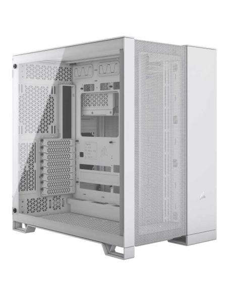 CAJA ATX SEMITORRE DUAL CORSAIR 6500D AIRFLOW CRISTAL TEMPLADO WHITE
