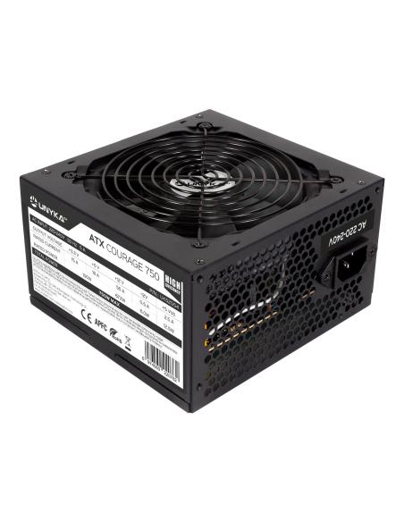 FUENTE ALIMENTACION ATX 750W UNYKA GAMING COURAGE II NEGRA 52054