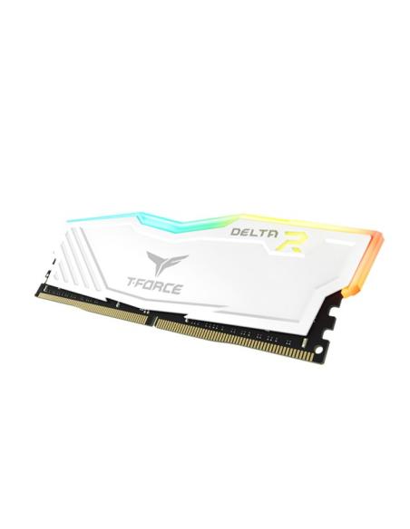 MEMORIA KIT DDR4 16GB (2X8GB) PC4-28800 3600MHZ TEAMGROUP DELTA RGB BLANCO