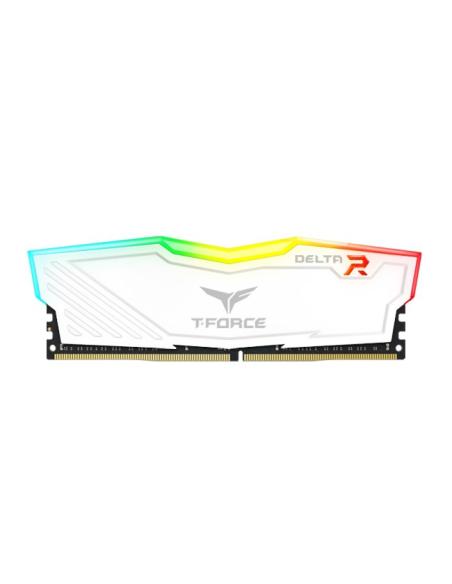 MEMORIA KIT DDR4 16GB (2X8GB) PC4-28800 3600MHZ TEAMGROUP DELTA RGB BLANCO