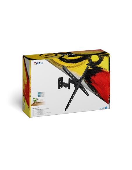 SOPORTE PARED PANTALLAS 13-55 GIRAINCLI 25KG BRAZO ARTIC.NEGRO TOOQ LP1356TN-B