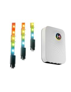 ACCESORIOS HYTE ILUMINACION TIRAS RGB LS10 PACK 3  NP50 ACC-HYTE-LS10-B-3NP