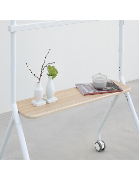 SOPORTE SUELO RUEDAS ILOVE PANTALLAS 49-80 BLANCO TOOQ FS20207M-W