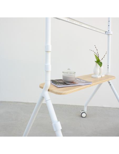 SOPORTE SUELO RUEDAS ILOVE PANTALLAS 49-80 BLANCO TOOQ FS20207M-W