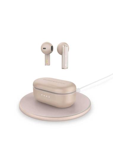 AURICULAR ENERGY EARPHONES STYLE 4 TRUE WIRELESS ULTRA ROSA GOLD CHAR CASE 453481