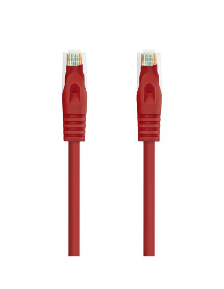 CABLE RED LATIGUILLO RJ45 LSZH CAT.6A UTP AWG24 ROJO 0.5M NANOCABLE 10.20.1800-R