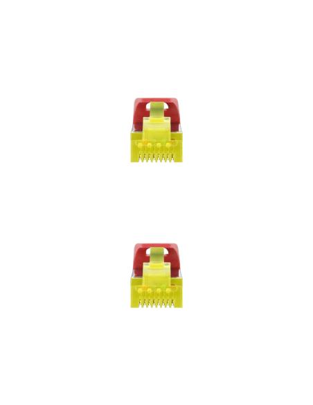 CABLE RED LATIGUILLO RJ45 LSZH CAT.6A SFTP AWG26 ROJO 3 M NANOCABLE 10.20.1903-R