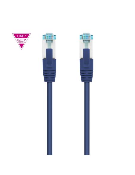 CABLE RED LATIGUILLO CAT.7 LSZH SFTP PIMF AWG26 AZUL 1 M 10.20.1701-BL