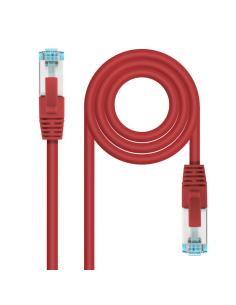 CABLE RED LATIGUILLO CAT.7 LSZH SFTP PIMF AWG26 ROJO 1 M 10.20.1701-R