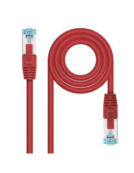 CABLE RED LATIGUILLO CAT.7 LSZH SFTP PIMF AWG26 ROJO 1 M 10.20.1701-R