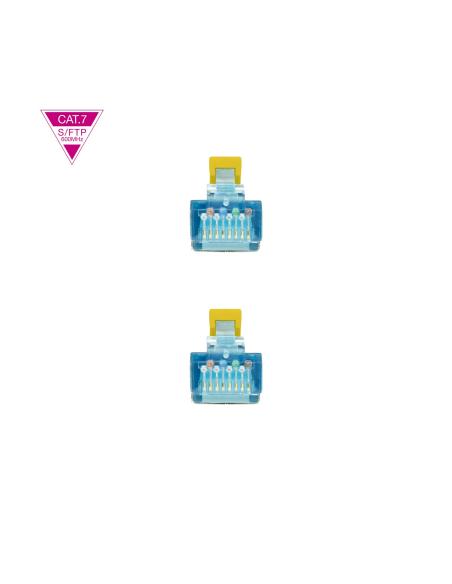 CABLE RED LATIGUILLO CAT.7 LSZH SFTP PIMF AWG26 AMARILLO 1 M 10.20.1701-Y