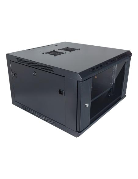 ARMARIO MURAL   6U AI6606 AITEN DATA PTA CRISTAL 600X600X368 1F 1V 2L 80.66.06