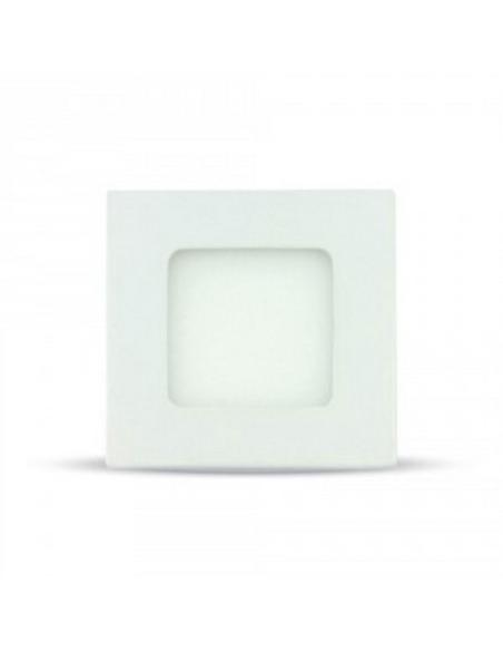 PANEL LED DOWNLIGHT EMPOTRABLE SLIM V-TAC CUADRADO 84*84*12MM LUZ CALIDA 3W EQUI