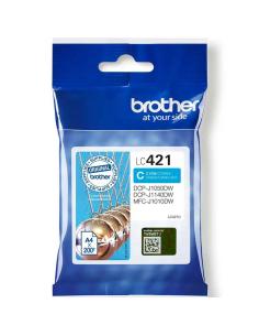 TINTA BROTHER LC421C MFC-J1010DW1050DW COMP CIAN