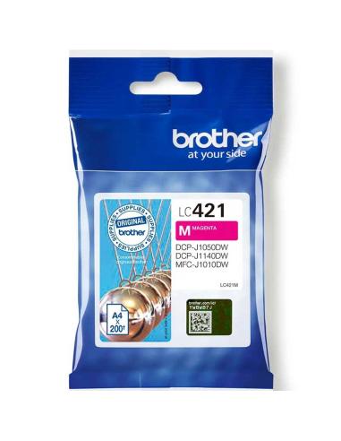 TINTA BROTHER LC421M MFC-J1010DW1050DW COMP MAGENTA