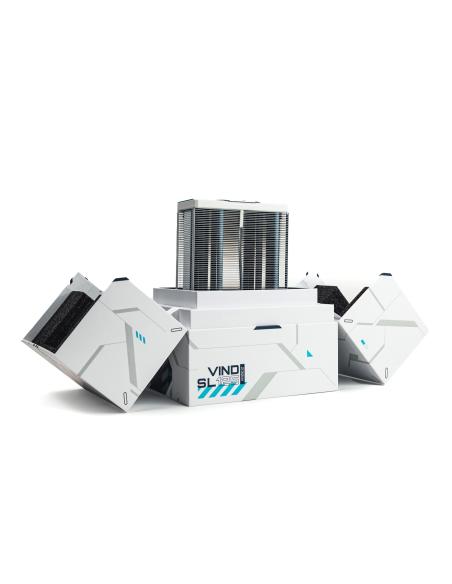 REFRIGERADOR CPU MULTIZOCALO VALKYRIE VIND SL125 120MM DOBLEVENT ARGB BLANCO