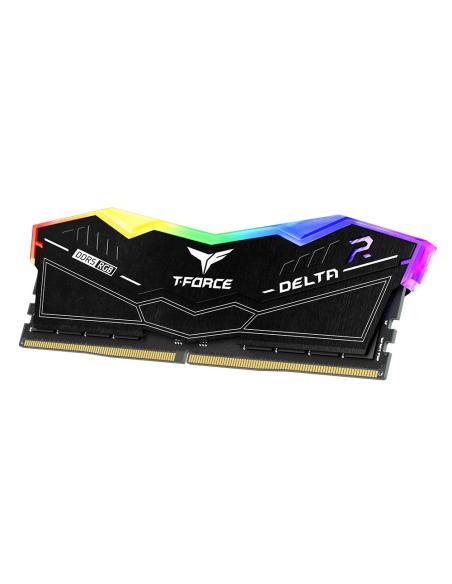 MEMORIA KIT DDR5 32GB (2X16GB) PC5-48000 6000MHZ TEAMGROUP DELTA RGB NEGRO CL30