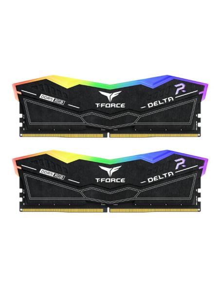 MEMORIA KIT DDR5 16GB (2X8GB) PC5-48000 6000MHZ TEAMGROUP DELTA RGB NEGRO CL38