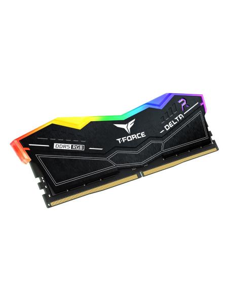 MEMORIA KIT DDR5 16GB (2X8GB) PC5-48000 6000MHZ TEAMGROUP DELTA RGB NEGRO CL38