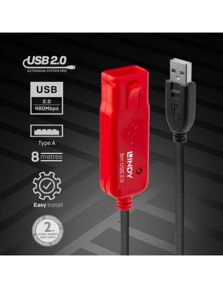 Lindy 42780 adaptador e inversor de corriente Negro