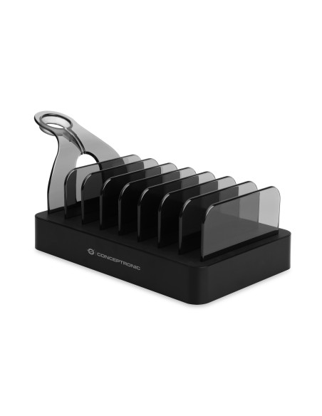 Conceptronic Cargador de dispositivo móvil Interior Negro