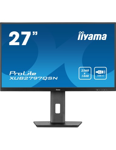 iiyama ProLite XUB2797QSN-B1 pantalla para PC 68,6 cm (27") 2560 x 1440 Pixeles Wide Quad HD LED Negro