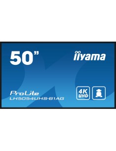 iiyama LH5054UHS-B1AG pantalla de señalización Pantalla plana para señalización digital 125,7 cm (49.5") LCD Wifi 500 cd   m² 4K