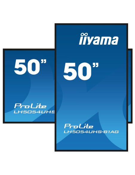 iiyama LH5054UHS-B1AG pantalla de señalización Pantalla plana para señalización digital 125,7 cm (49.5") LCD Wifi 500 cd   m² 4K