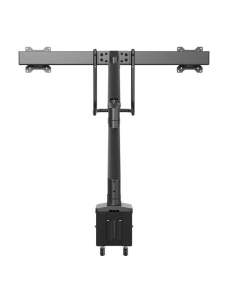 StarTech.com Soporte de mesa para 2 monitores con montura para grommet y mordaza 17P - 32P Negro, acero