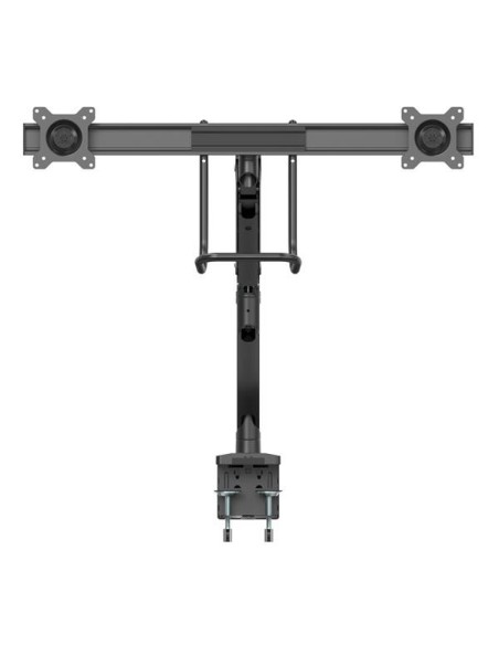StarTech.com Soporte de mesa para 2 monitores con montura para grommet y mordaza 17P - 32P Negro, acero