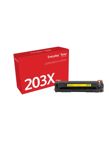 Toner xerox amarillo everyday compatible con hp CF542X CRG-054HY equivalente de 2500 paginas 006R04182