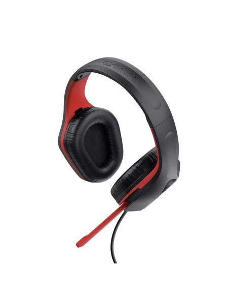 Trust GXT 415S ZIROX Auriculares Alámbrico Diadema Juego Negro, Rojo