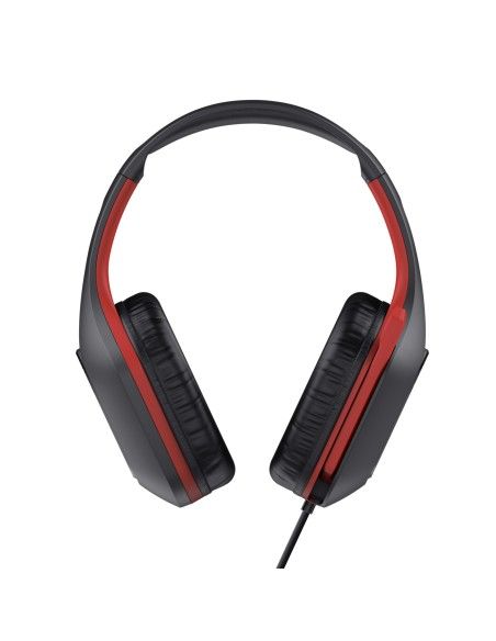 Trust GXT 415S ZIROX Auriculares Alámbrico Diadema Juego Negro, Rojo